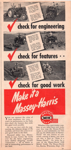 1948 massey harris farm - 1948,