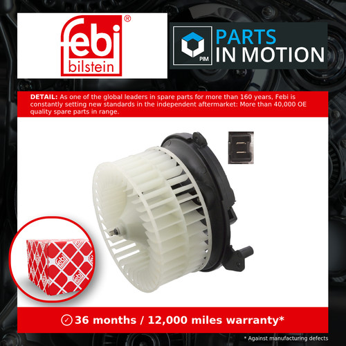 Interior blower motor - blower, fits