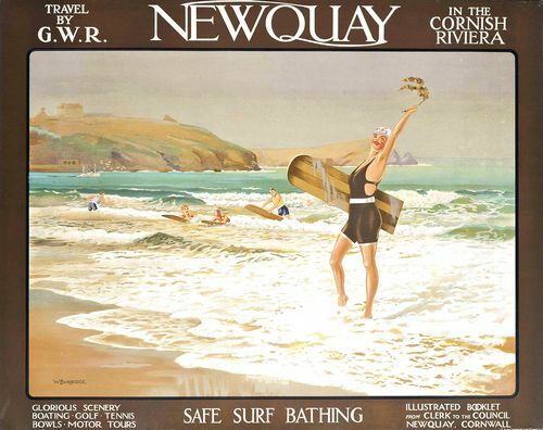 Vintage gwr newquay - vintage,