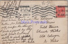 Genealogy Postcard-Fellows /