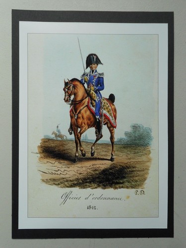 Military print napoleonic - print-,