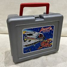 Manta M.A.N.T.A Force 1980s Bluebird Toys Silver Grey Lunchbox Lunch Box
