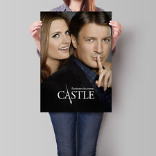 Castle Poster TV Series Nathan Fillion Stana Katic 16.6 x 23.4 in (A2)
