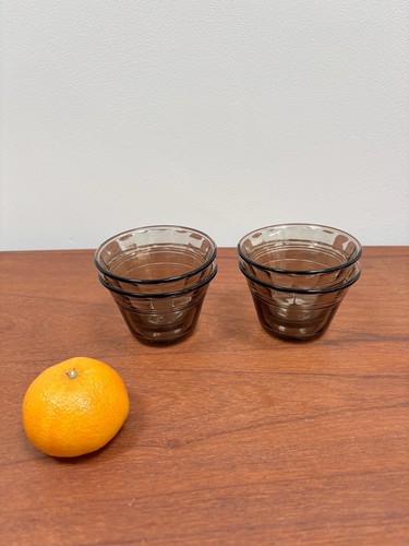 Vintage set smoked glass - vintage,