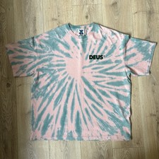 Deus Men's T-Shirt M Pink Blue