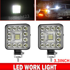 Square LED Work Lamp 12V