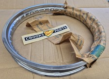 NOS 65311-46020 1.40 x 14 RM80 1977 / 1978 Genuine Suzuki Chrome Rear Wheel Rim