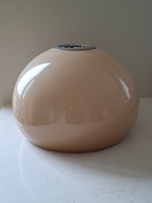 Mid Century Mushroom Pendant Lightshade Ombré Guzzini Style 12" Retro Space Age