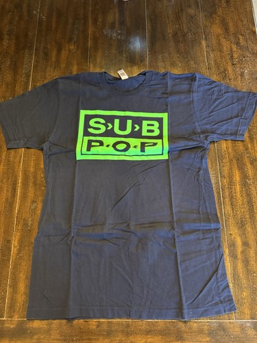 Sub pop size large logo - large, t