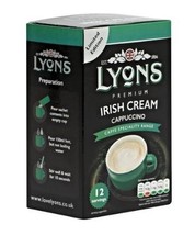 Lyons Irish Cream Instant Coffee Sachets 12x15g