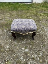 Antique Mahogany Stool/ Foot Stool / Victorian Stool
