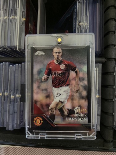 Henrik larsson topps chrome - larsson,