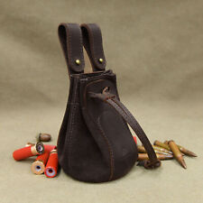 Leather Drawstring Ammo Pouch