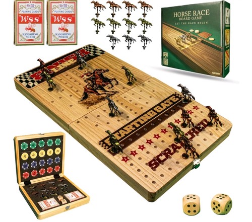 Horse racing board - racing,