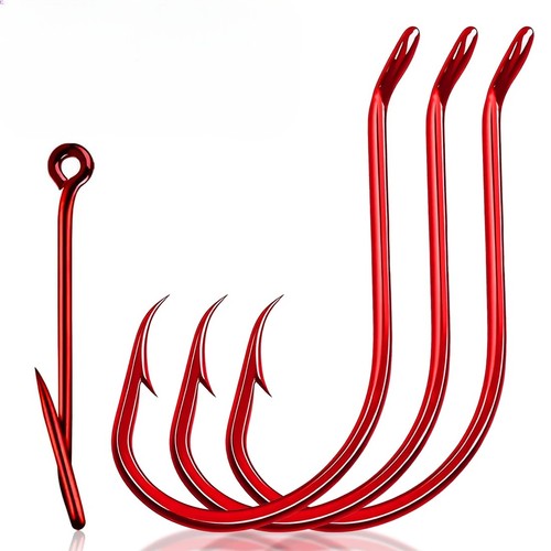 100pcs red octopus circle hook - 100pcs,