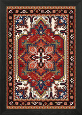 Persian Rug Design Framed Wall