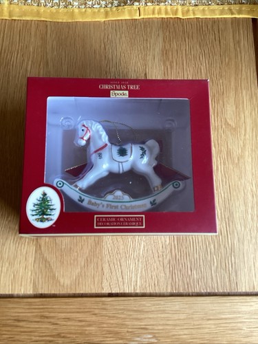 Spode rocking horse christmas - horse,