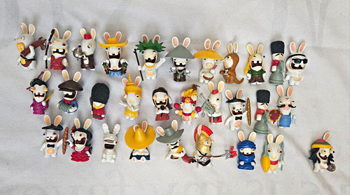 Rabbids mixed lot action - rabbids,