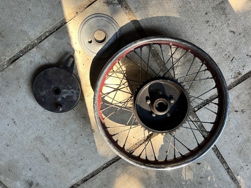 Matchless ajs rear wheel - wheel, g9