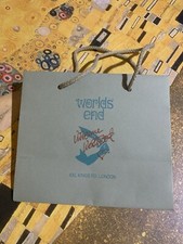 Genuine Vivienne Westwood Green Shopping Bag/Paper Bag/Gift Bag 20 x 23 x 13cm