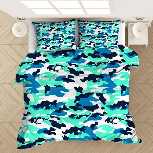 Camouflage quilt duvet cover - duvet,