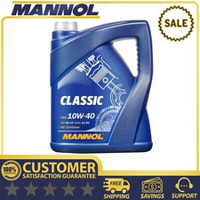 MANNOL 5L CLASSIC SEMI-SYNTHETIC ENGINE OIL 10W-40 API SN/CH-4 ACEA A3/B4 7501-5
