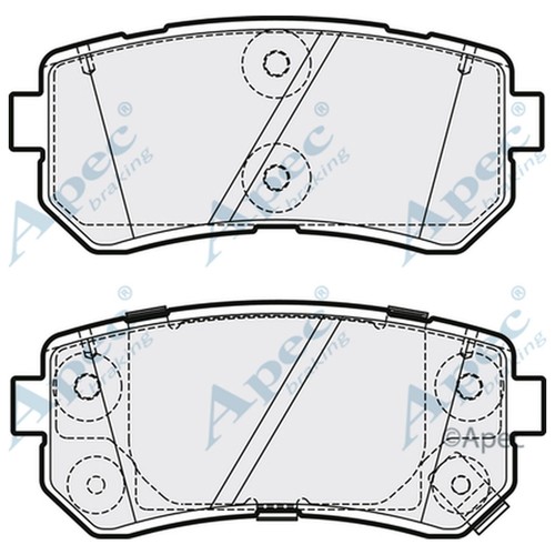 Brake pads set for hyundai - brake,