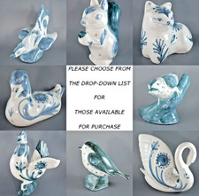 VINTAGE DAVID SHARP CERAMICS RYE ANIMAL FIGURES – VARIOUS AVAILABLE
