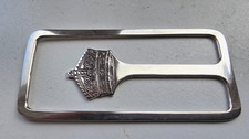 Garrards STERLING SILVER BOOKMARK CLIP PAGE BOXED Coronation 1953
