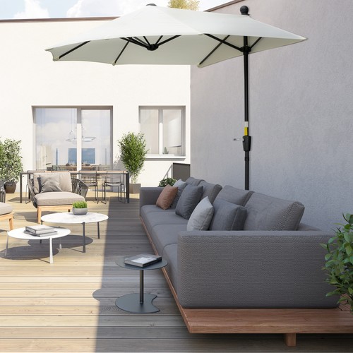 Half balcony parasol market - 2m,