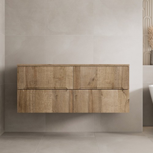 1200mm oak vanity unit - 1200mm,
