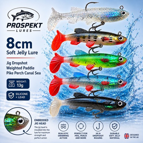 Pack soft jelly lure - soft, 8cm