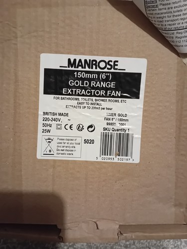 Manrose mg150t axial - manrose,
