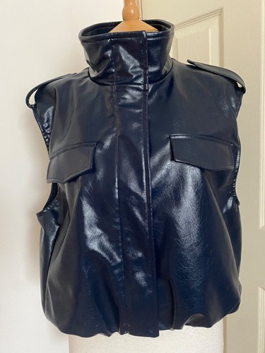 Med zara navy blue - zara, pu