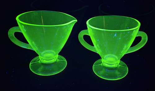 Art deco green depression - art,
