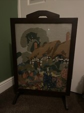 Vintage Wooden Fire Guard