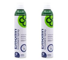 2 X Emollin Emollient Spray 240ml | Hydration & Relief for Dry, Sensitive Skin