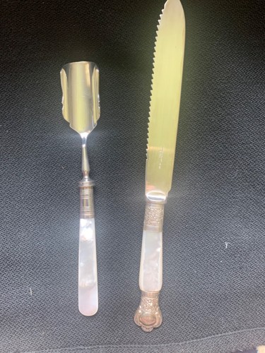 Mother pearl handled - mother, silver