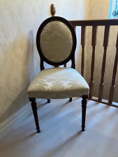 Single mahogany chair with