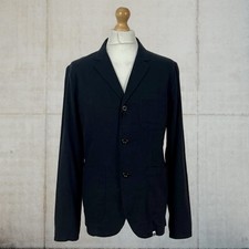 Pretty Green 55% Linen Spring Textures Blazer In Navy Size 42 Large New & Tags