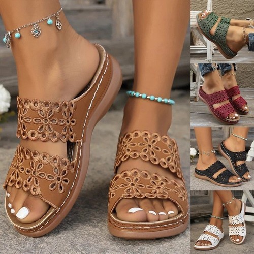 Womens summer wedge heel - wedge,