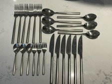 24 x vintage stainless steel