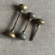 3 Vintage Brass Door Locks