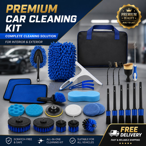 Piece car cleaning kit - car,