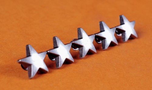 30pcs star metal rivet studs - metal,
