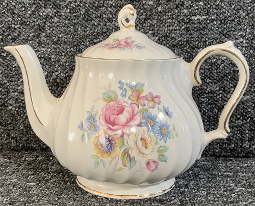 Sadler pottery teapot rose - sadler,