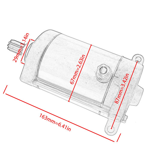 4wv 81800 starter motor for - 4wv-81800-00,