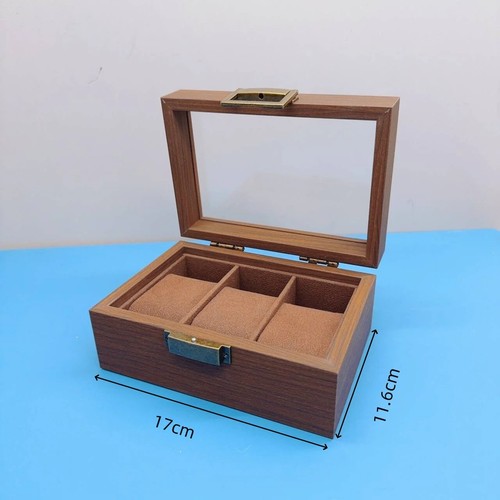 Wooden watch storage box - wooden,