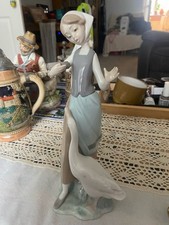 Lladro Figurine Girl Feeding