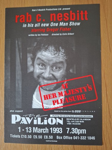 1993 pavilion theatre glasgow - 1993,